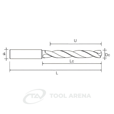 SC4200 BOX Набор свёрл твердосплавных DRILLANT, BLACK HVA, BRIGHT Helion